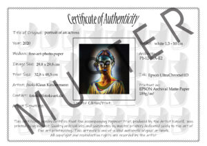 Echtheitszertifat -Muster